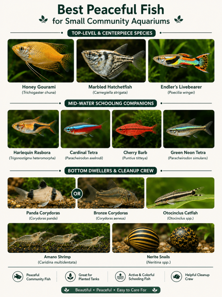 Best Peaceful Fish for Small Community Aquariums