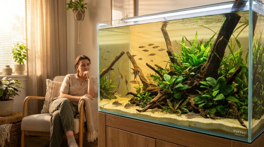 Aquarium water developing a yellow tint while remaining clear