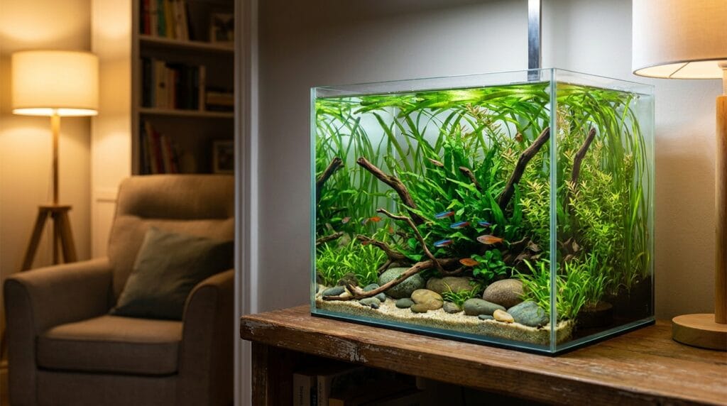 Best background plants for small aquariums creating depth in a beginner planted tank.
