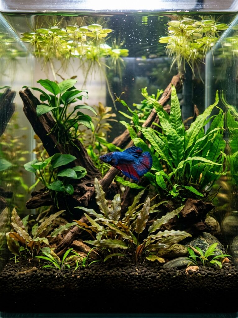 Beginner-friendly aquarium plants suitable for betta tanks