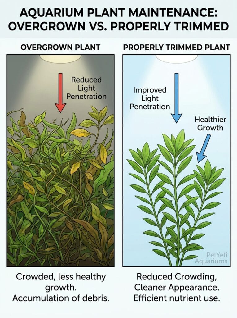 Benefits of trimming aquarium plants