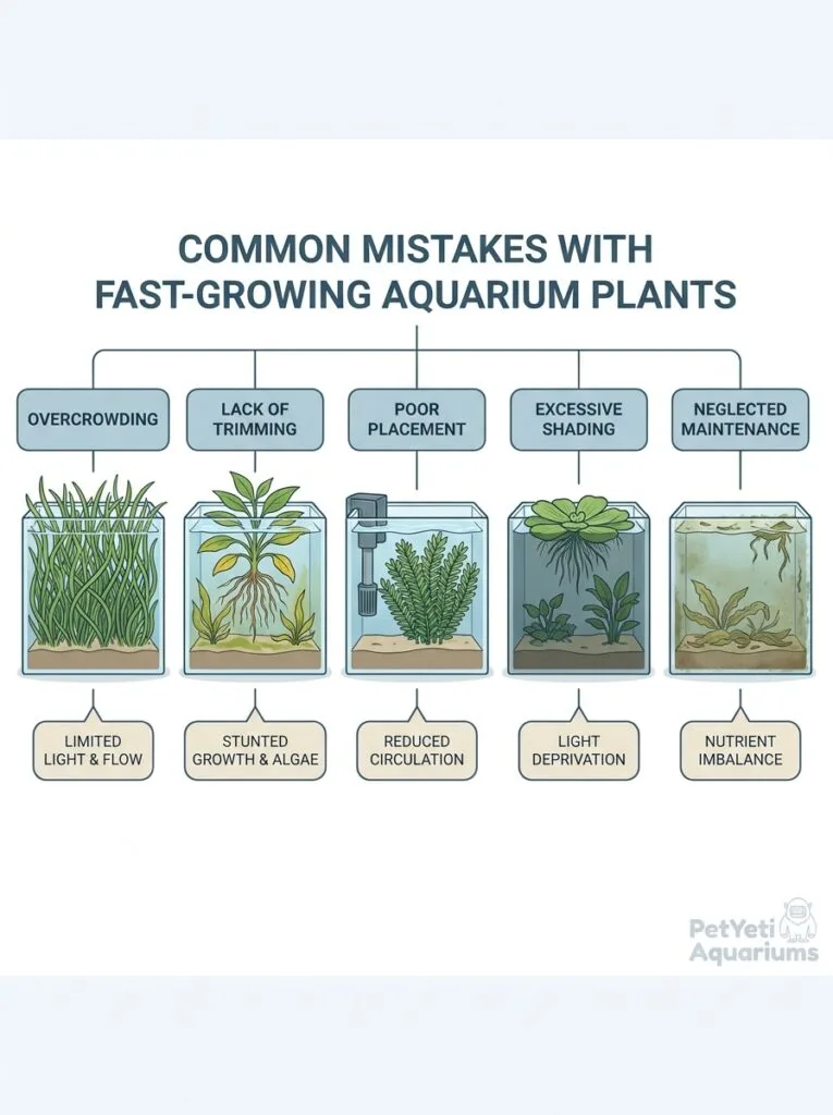 Common mistakes when growing fast aquarium plants